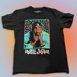 Retro 2Pac Poetic Justice T-Shirt Size M